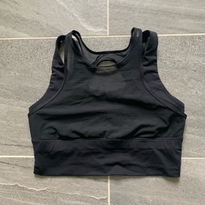 lululemon crop top mesh bra